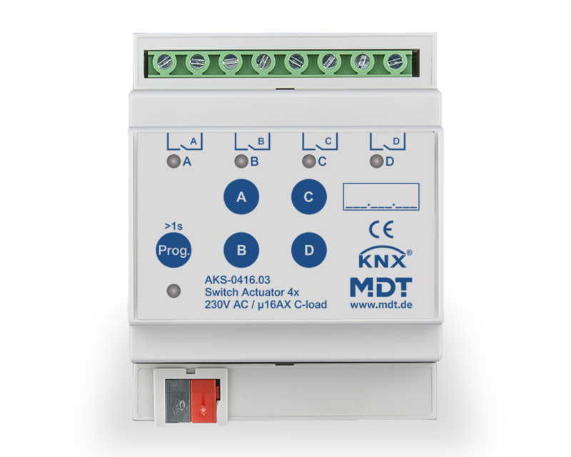 MDT KNX-Schaltaktor 4-fach 16 A