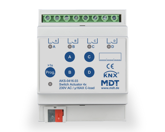 MDT KNX-schakelactor 4-voudig 16 A