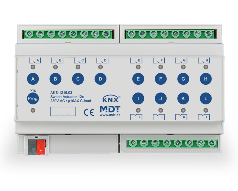 MDT KNX-Schaltaktor 12-fach 16 A