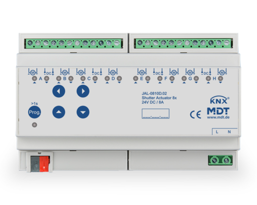 MDT KNX Jalousieaktor 8-fach 10 A